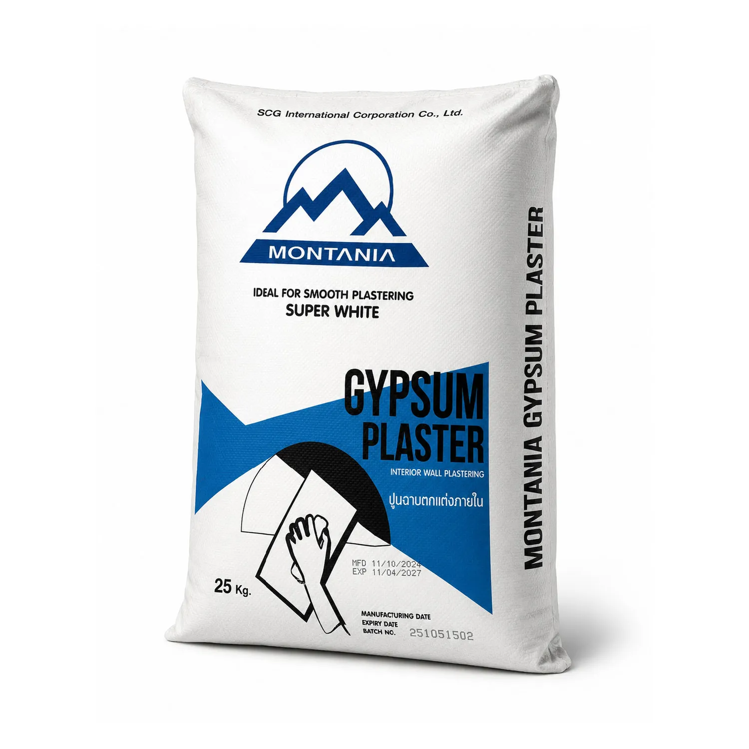 Super White Gypsum Plaster